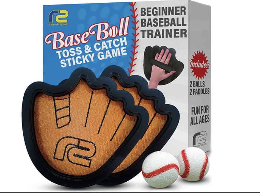 Baseball Sticky Paddle Toss & Catch Game